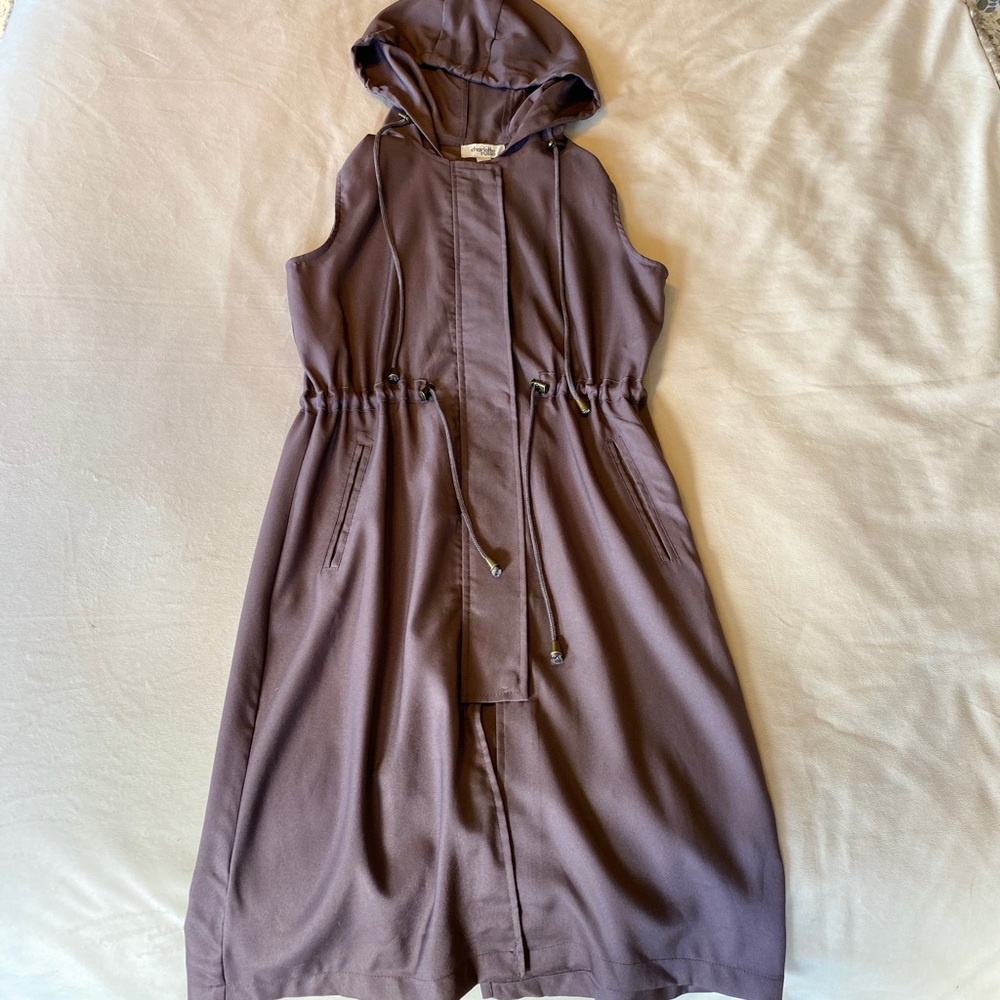 Charlotte Russe Sleeveless Jacket/Cardigan